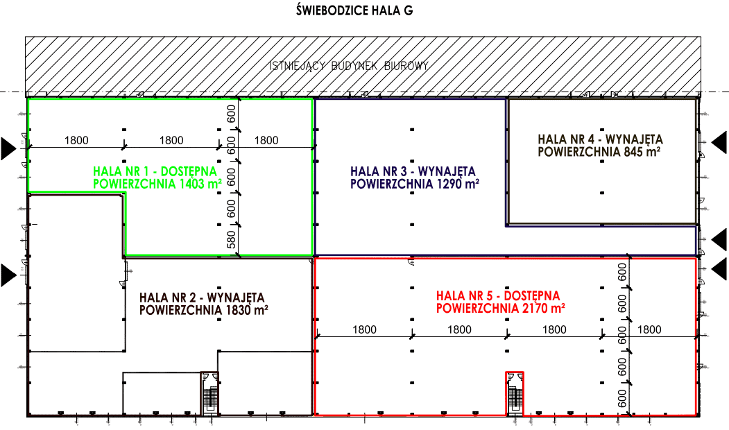 Plan hali “G” InvestParkDevelopment